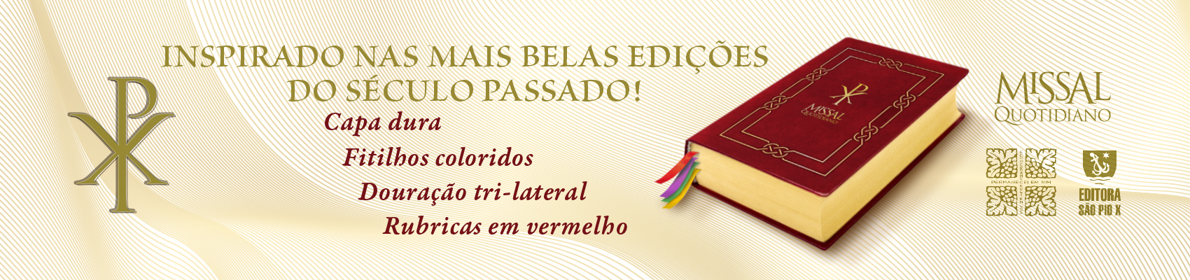 Pré-Venda Missal Quotidiano Latim-Português